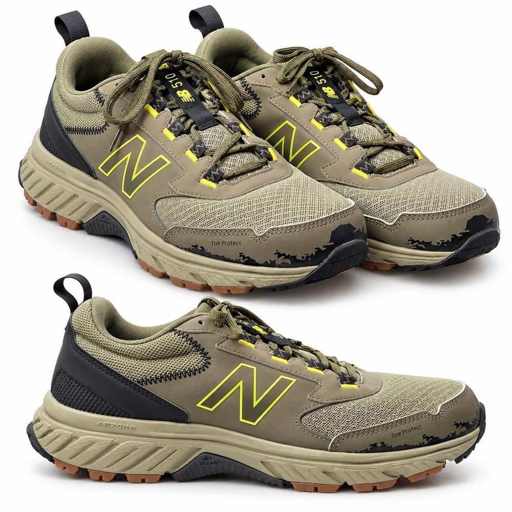 NEW BALANCE 510v5 All-Terrain Sneaker Men Sz 11 Army Green Run Training MT510CC5